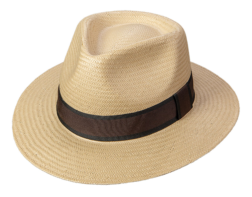 Sharp Shooter Toyo Dress Hat with Layered Band - Brimmed Hats